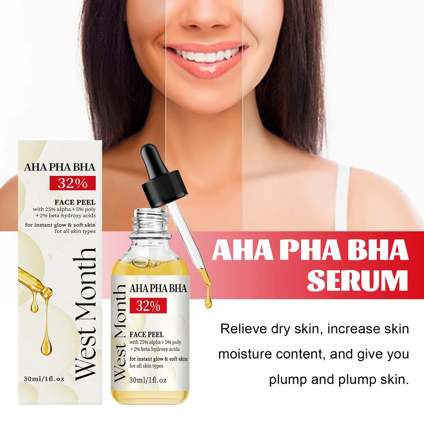Anti-Wrinkle Face Serum | Pore Minimizing & Brightening 30ml