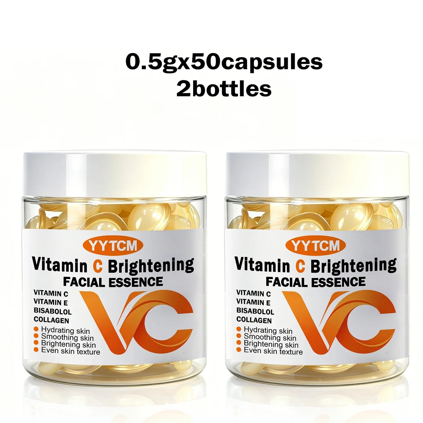 Vitamin C Face Serum Capsules – Retinol, Hyaluronic Acid & Vit E