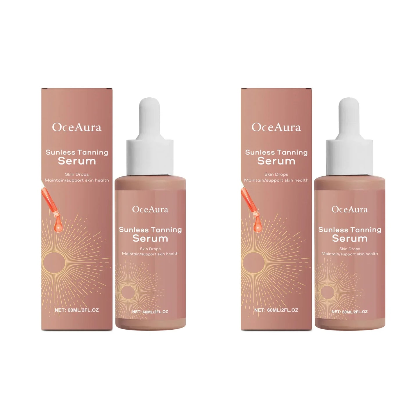 Herbal Sunless Self Tanner Drops – Natural Bronzer & Moisturizer