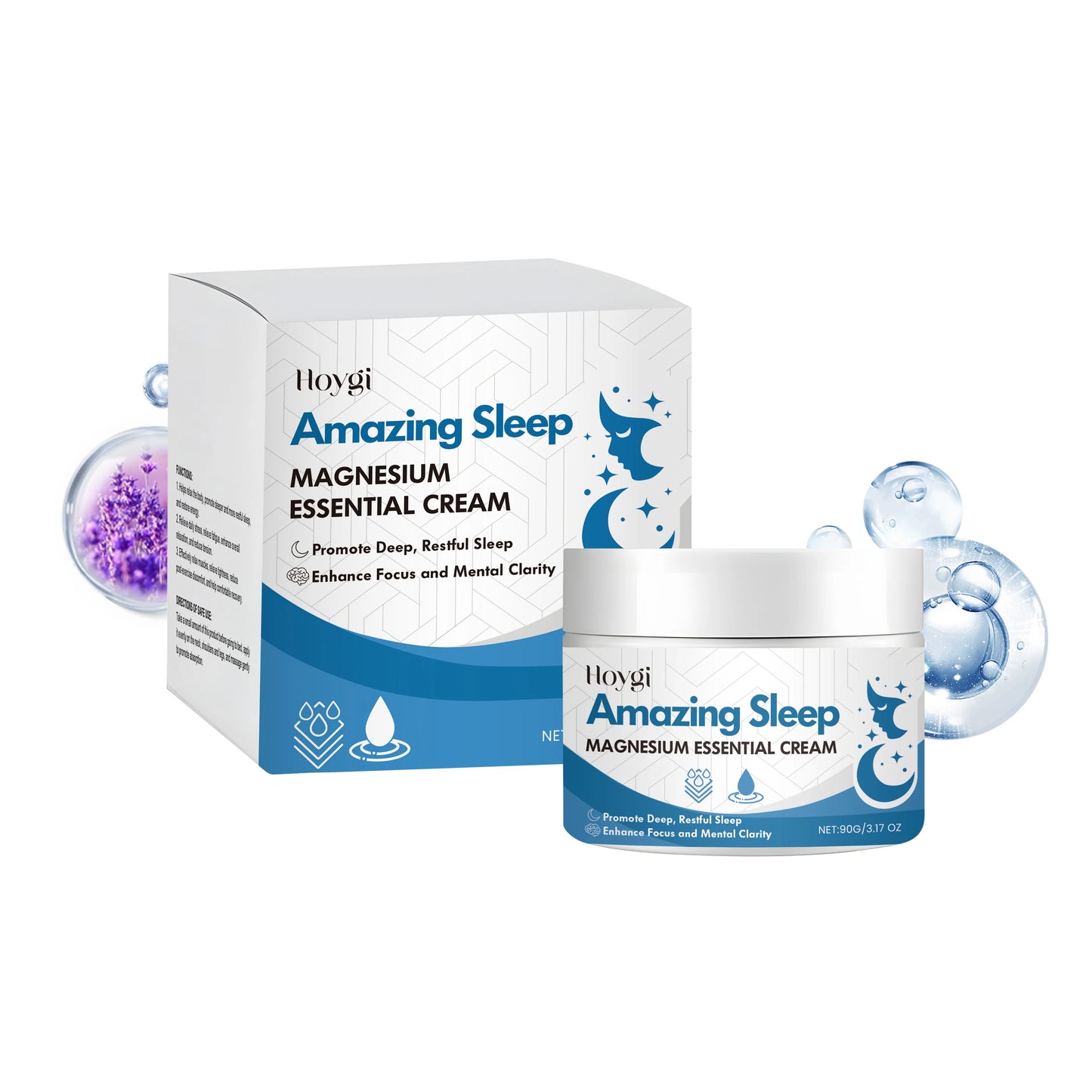 Magnesium Body Cream – Sleep Aid, Muscle Relief & Hydration