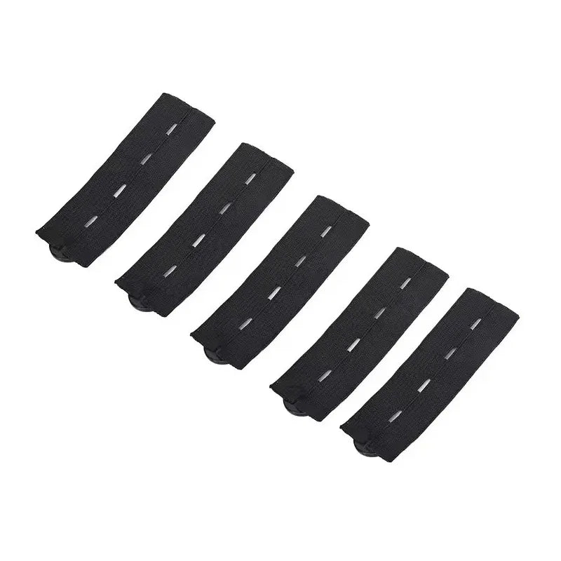 Black Waistband Extender Buckle – Elastic Adjustable Pant Button