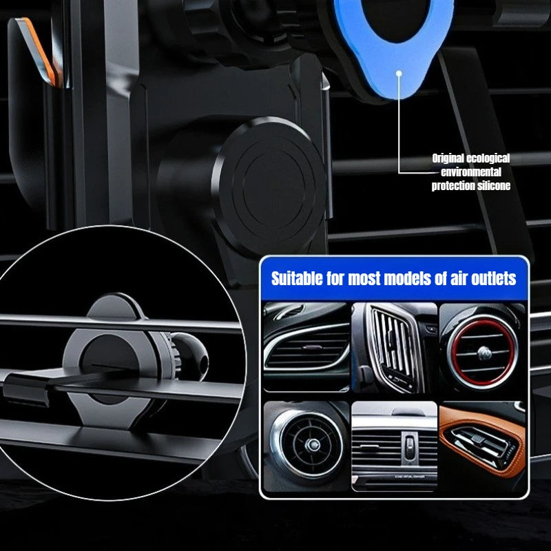 Car Wireless Phone Holder Stand 66W Fast Charging Station Charger Auto Infrared Induction for IPhone17/16/15/14/13 SamsungXiaomi Peaceful Pleasures Health and Wellness