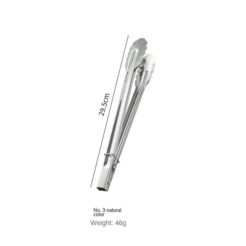 Stainless Steel Food Tongs – BBQ, Cooking & Serving Utensil