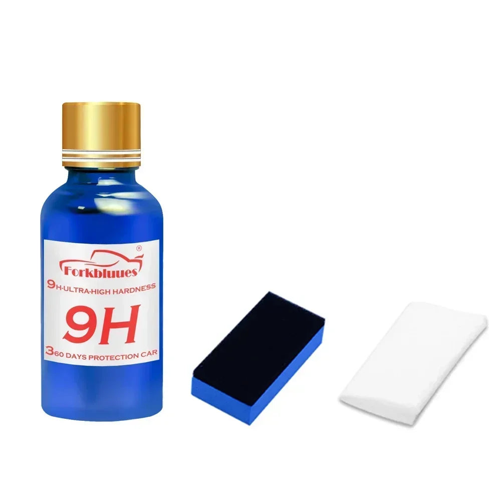 9H Car Oxidation Liquid Ceramic Coat Super Hydrophobic Glass Coating Set Polysiloxane and Nano Materials Care Multicolor Peaceful Pleasures Health and Wellness A