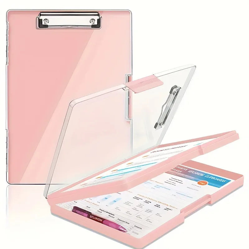 8.5x11 Heavy Duty Clipboard Organizer | 2 Storage Boxes