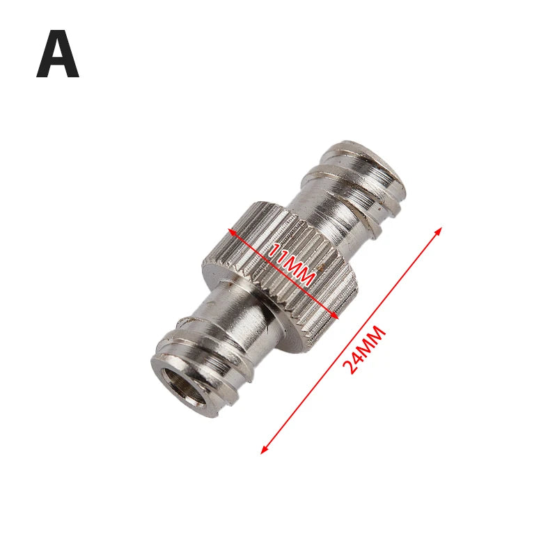 Metal Female-to-Female Luer Lock Coupler | Double Joint Adapter