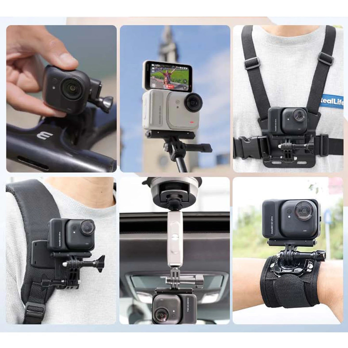 Camera Magnetic Quick Release Adapter Mount For Insta360 Go Ultra Camera Aluminum Alloy And Soft Silicone Camera Stand Adapter Peaceful Pleasures Health and Wellness