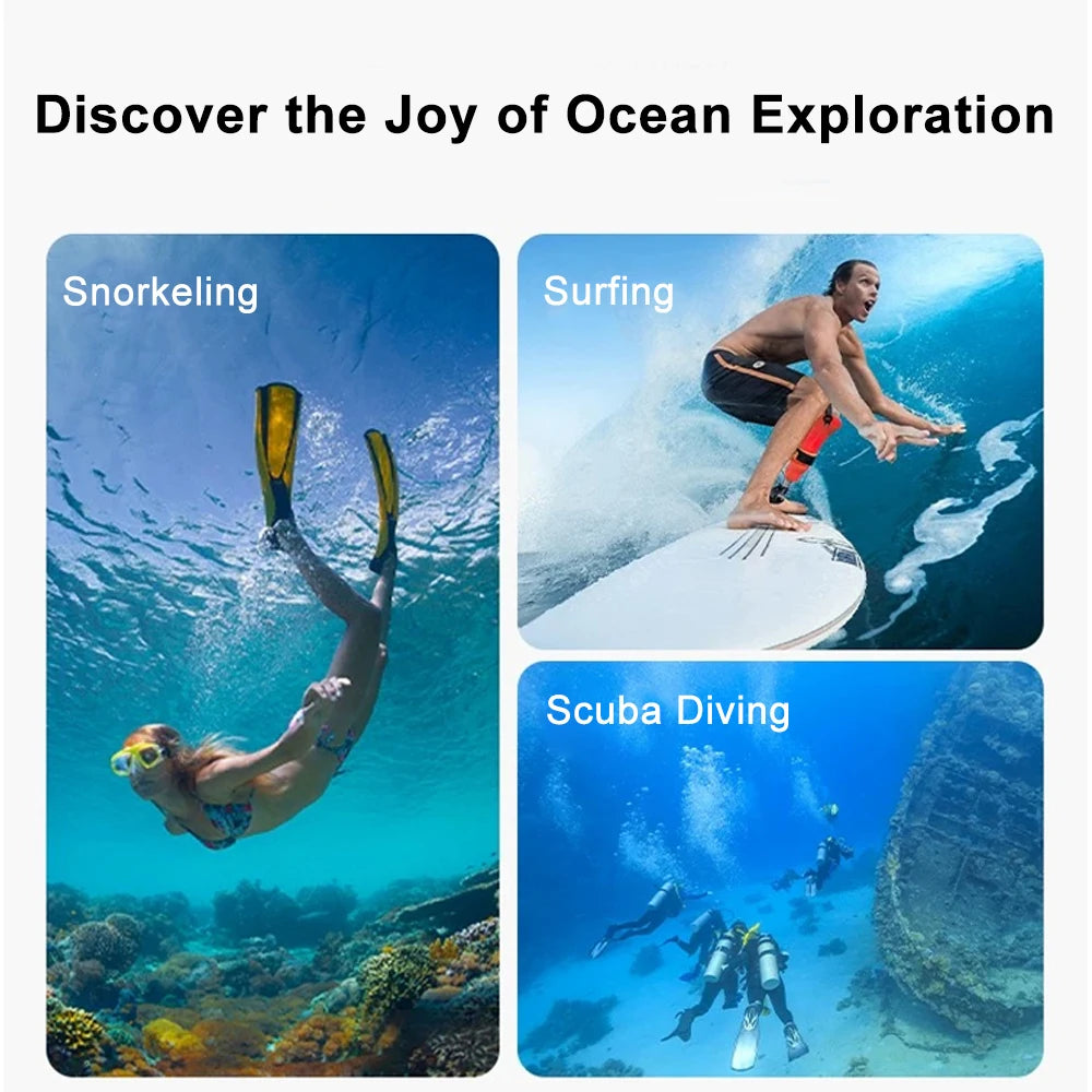 60M Camera Protective Shell Waterproof Sports Camera Cover Transparent Tempered Glass For DJI Osmo Nano PC/Glass/Stainless Steel Peaceful Pleasures Health and Wellness
