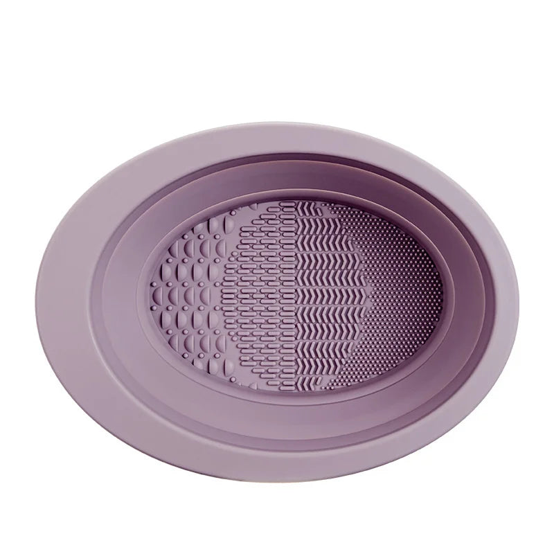 Silicone Makeup Brush Cleaner Bowl & Tool Set | Wet & Dry