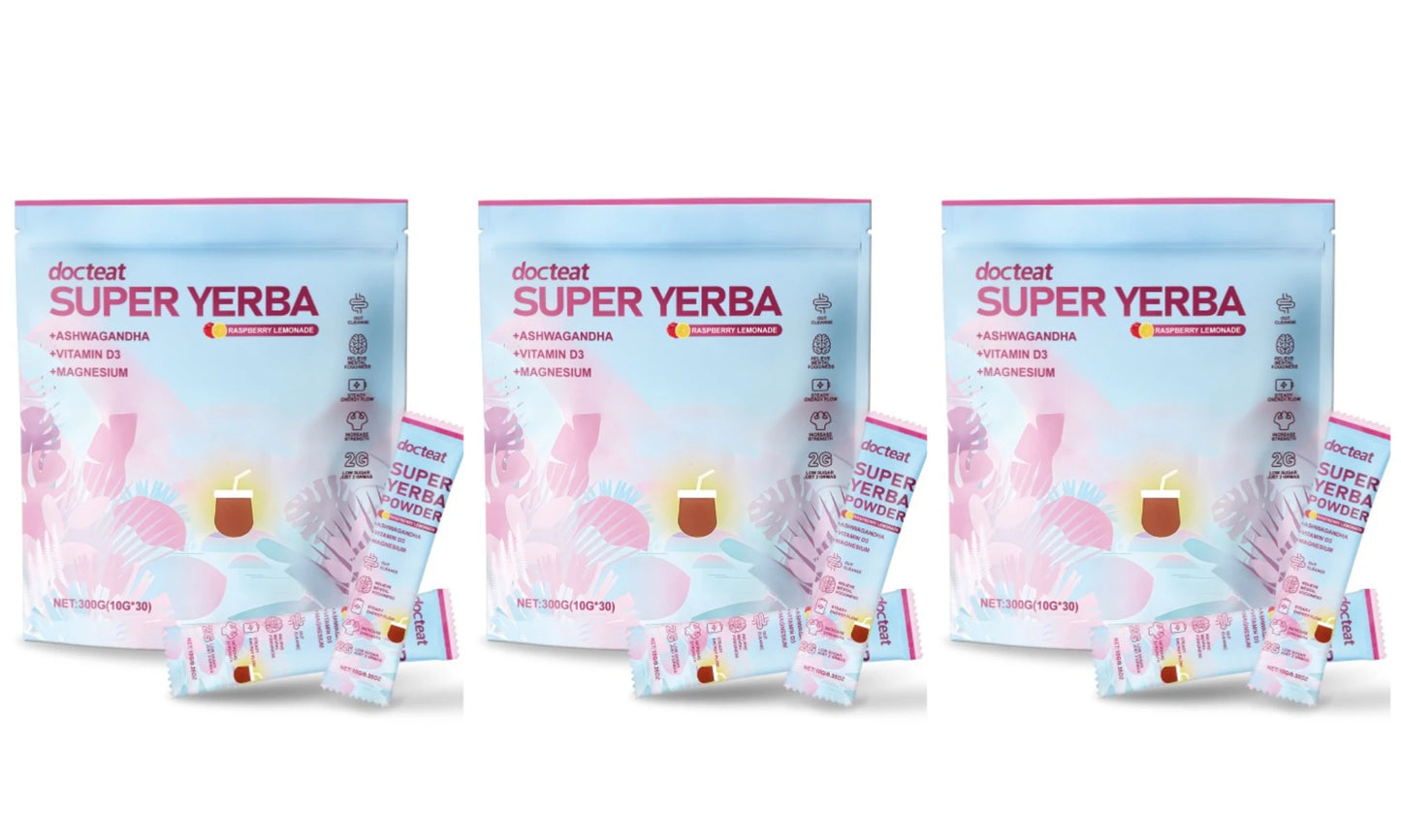 Ma Dai Tea Powder Ashwagandha Vitamin D3 Magnesium 30 Sticks