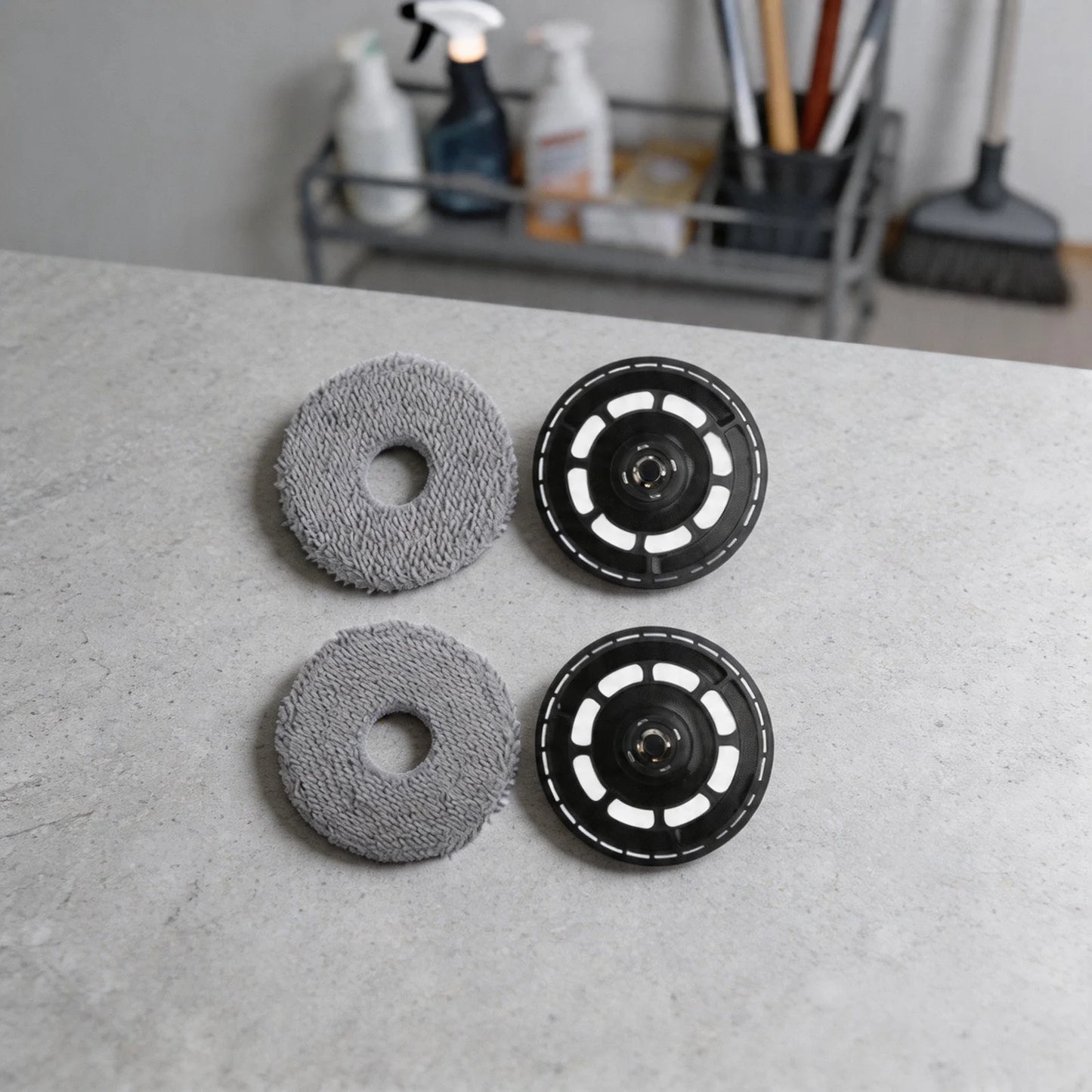 Roborock QV35S Series Compatible Mop Bracket Microfiber Pad