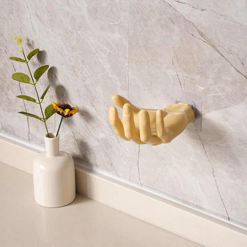 Palm Hand Shaped Wall Hook – No-Drill Decorative Hanger