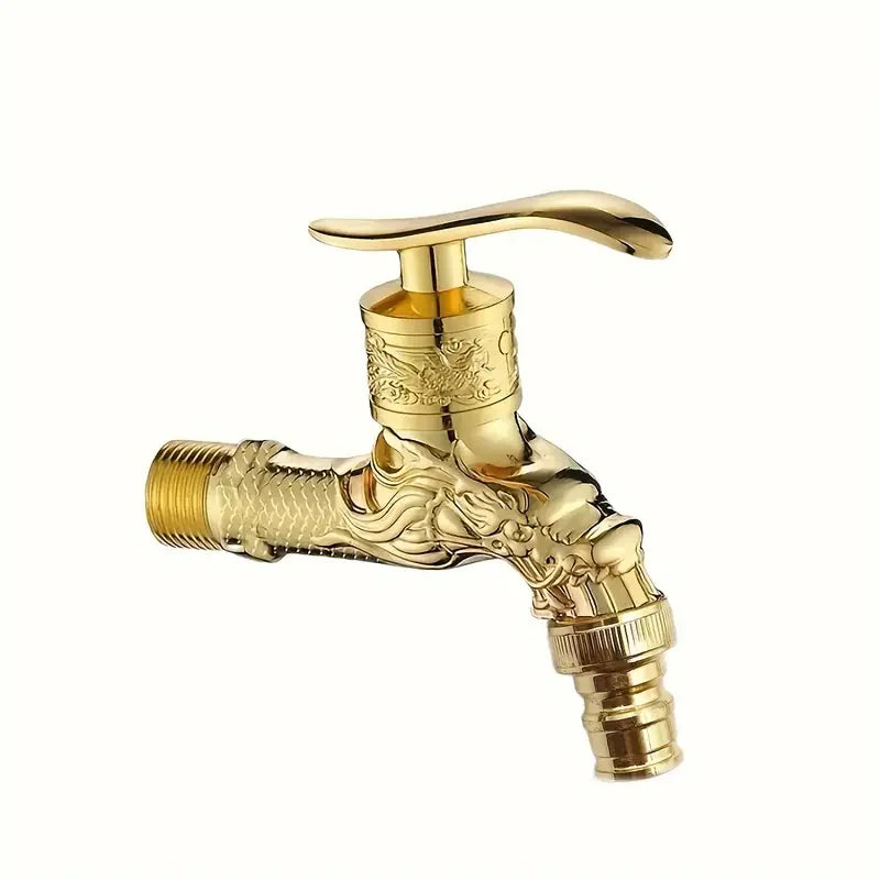 Vintage Wall-Mounted Ball Valve Faucet | Stainless Steel Tap