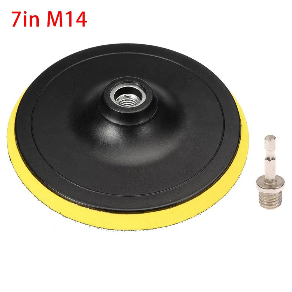 Polishing Disc 3- Self-adhesive Grinder Hex Shank Polyurethane Metal