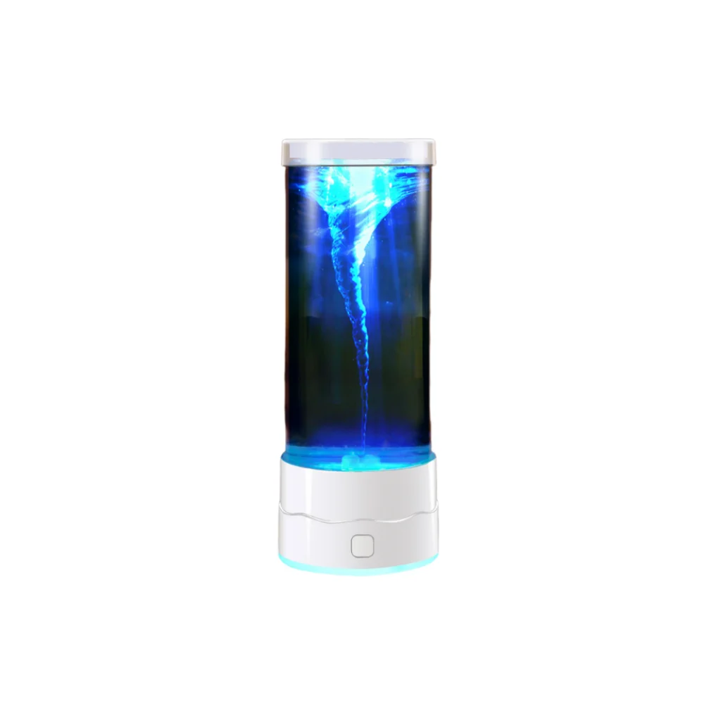 LED Tornado Mood Lamp – 7-Color Changing USB Night Light