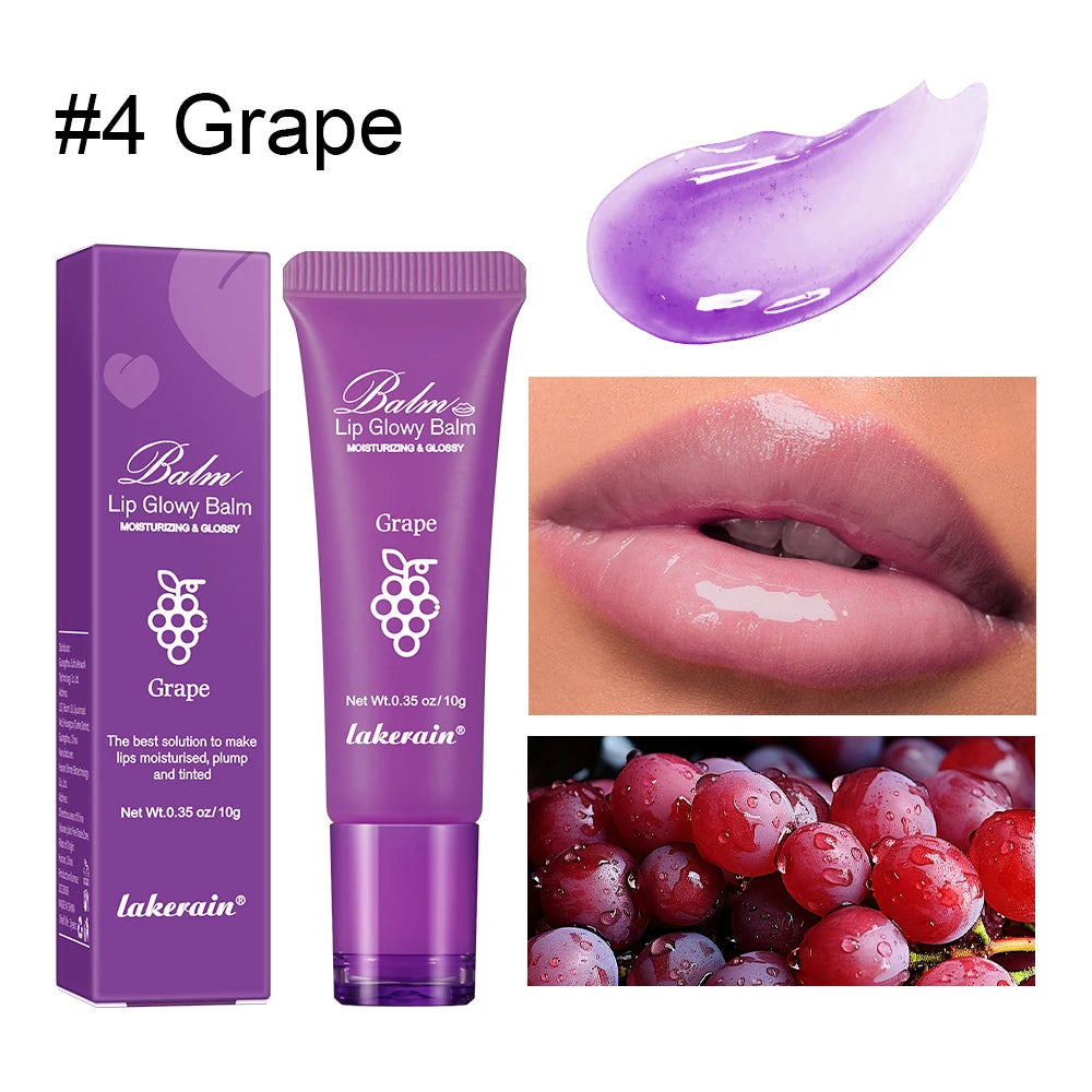 Lakerain Brightening Lip Balm Reduces Lip Lines Lips Moisturizing Hydrating Removing Dead Skin Fruity Moisturizing Lip Balm Peaceful Pleasures Health and Wellness 04 Grape