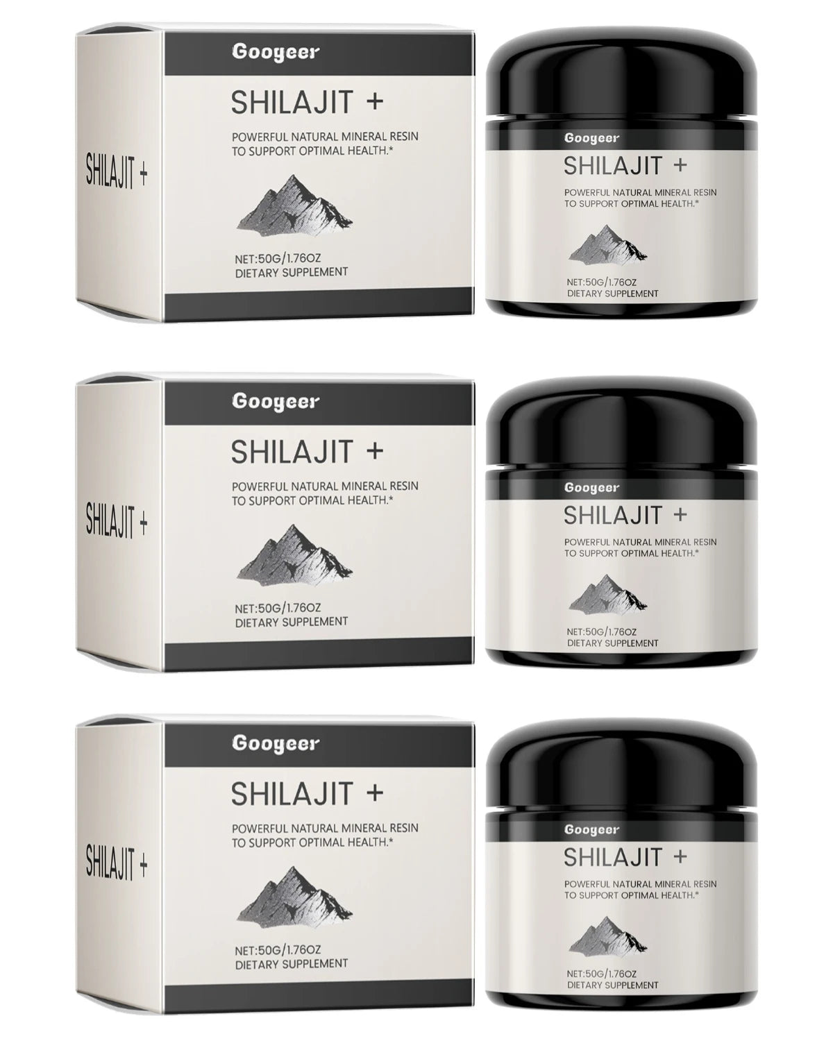 Shilajit+ Natural Mineral Resin Herbal Blend 50g | Daily Wellness