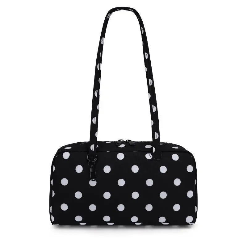 Minimalist Nylon Shoulder Tote Bag – Large Capacity for Women