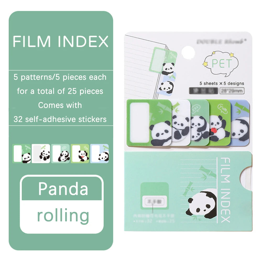 Cartoon Waterproof Convenient Index Student Cute Sticky Notes Office