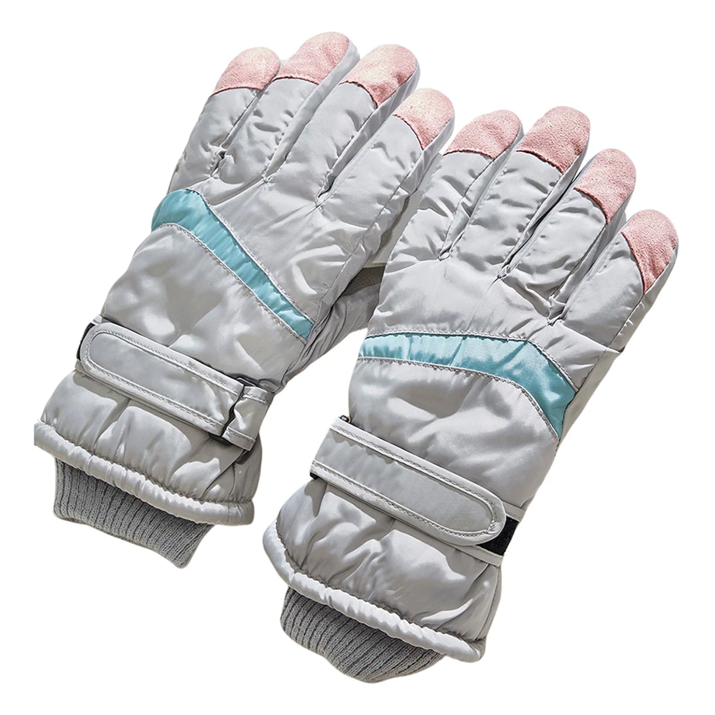 Winter Touchscreen Ski Gloves – Fleece-Lined Windproof Unisex