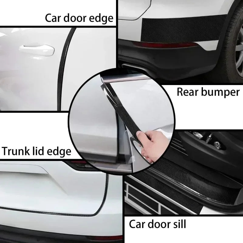 3D Carbon Fiber Vinyl Tape – Waterproof Non-Slip Car Sticker