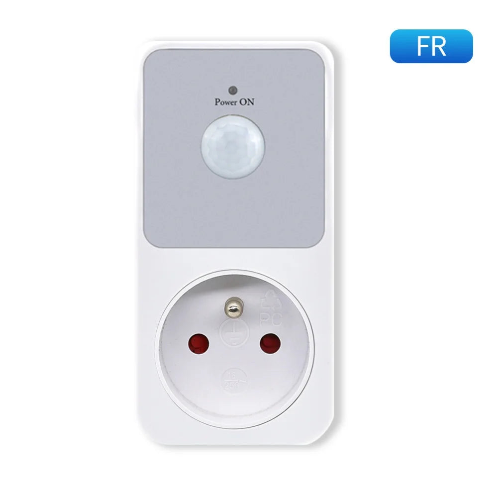 Energy Saving Motion Sensor Socket That Automatically Turns Devices
