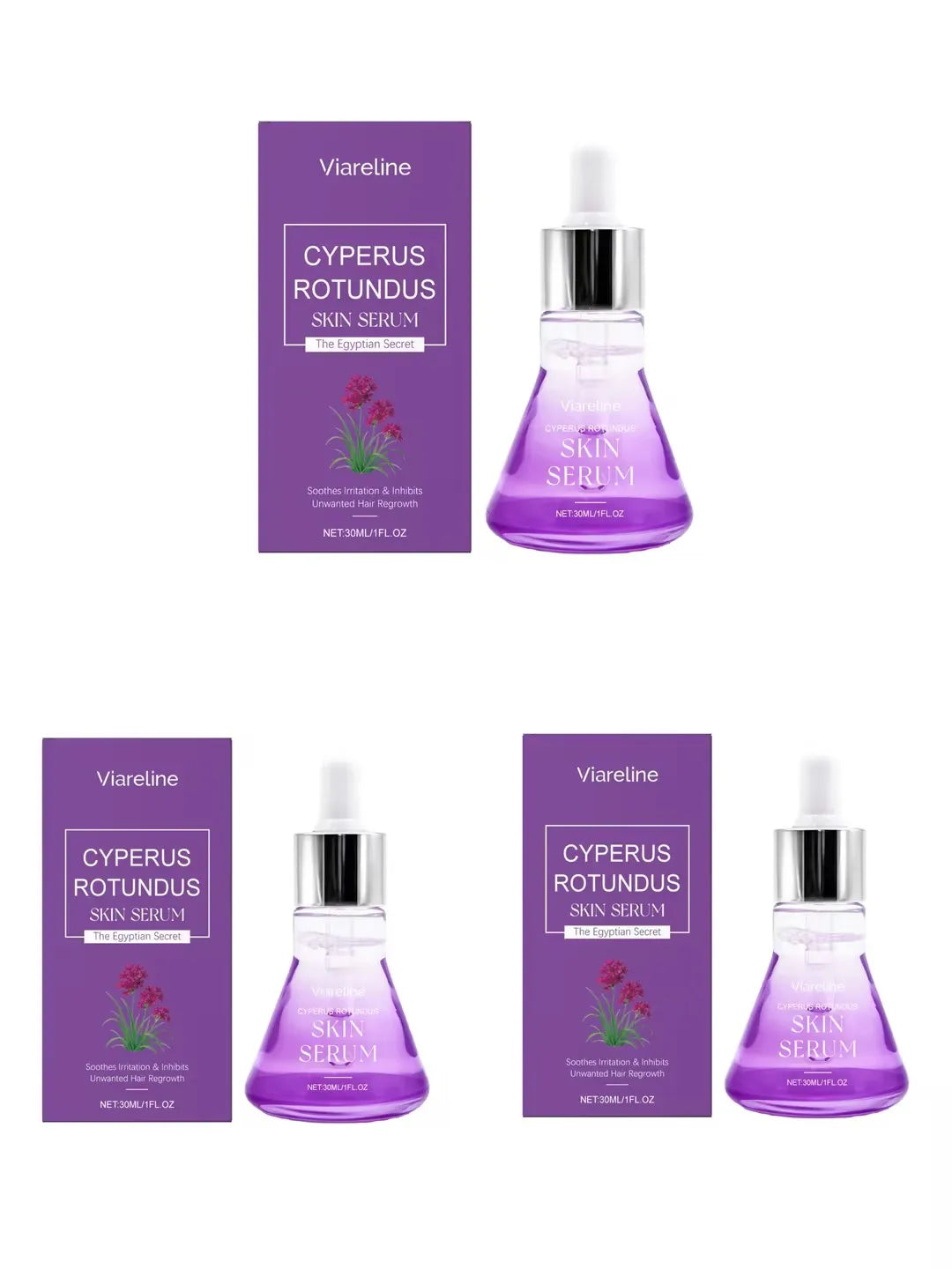 Viareline Post Hair Removal Serum – Regrowth Inhibitor 30ml