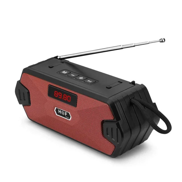 AyeBeau Portable Bluetooth 5.0 Speaker FM Radio Bass Subwoofer