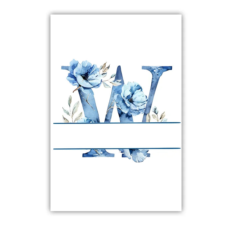 Custom Name Nursery Wall Art | Nordic Animal Canvas Print
