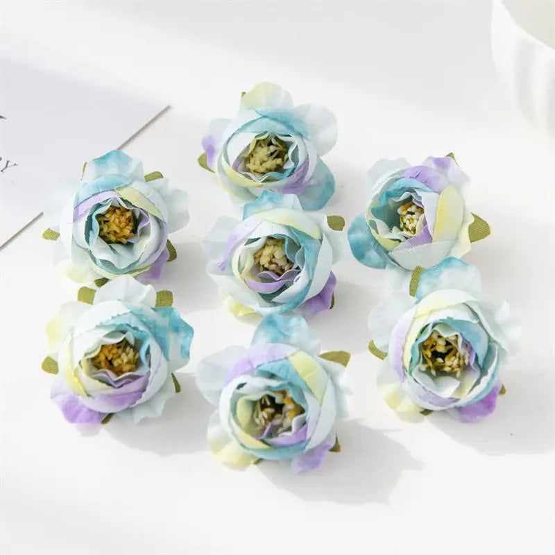 50/100 Pcs Multicolor Silk Rose Heads – Wedding & DIY Decor