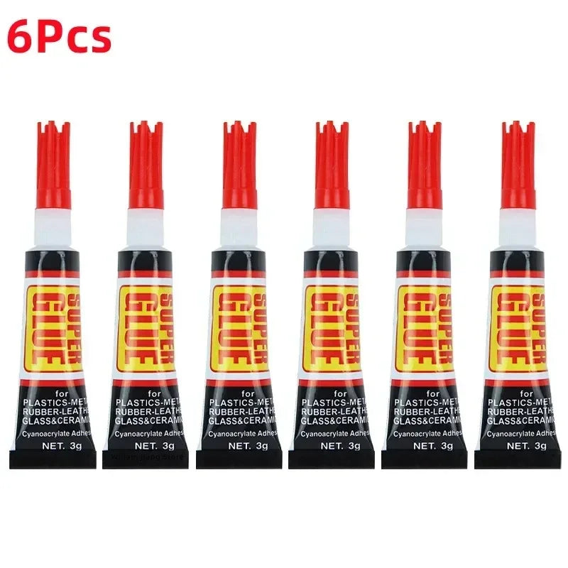 Super Epoxy Resin Glue Liquid Wood Thermal Paste Adhesive 502 Instant Transparent Stationery Shop Rubber 1/3/6/12 Items. Resins Peaceful Pleasures Health and Wellness 6pcs