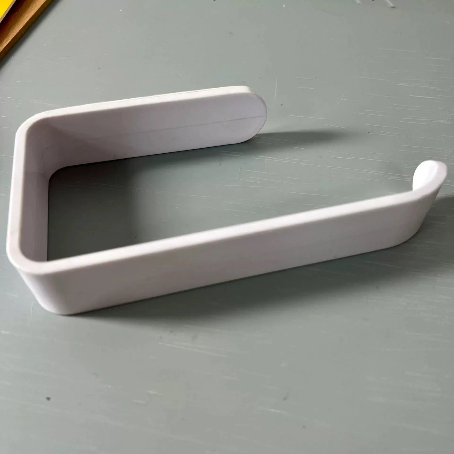 Self-Adhesive Black Toilet Paper Holder – No-Drill Wall Mount