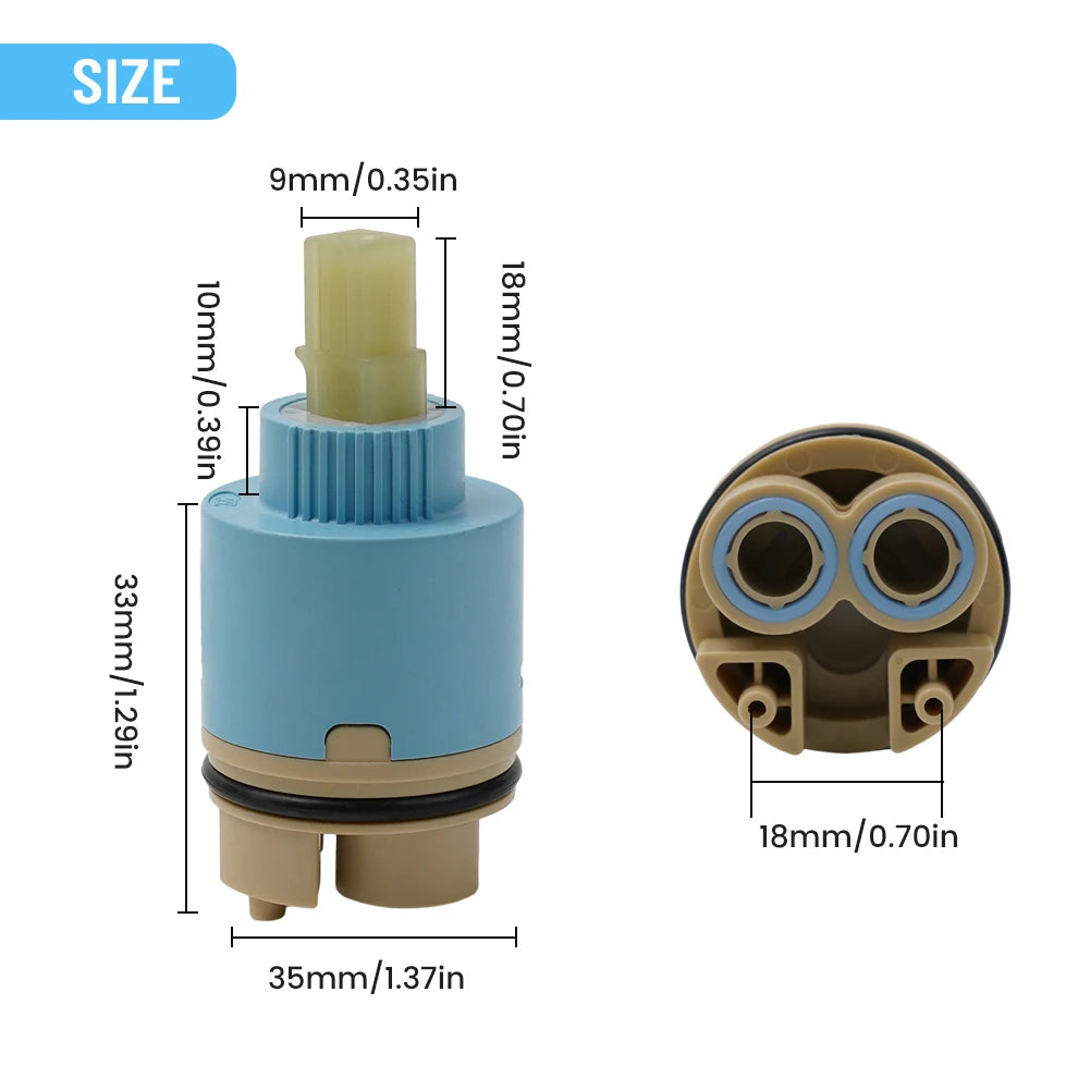 Lever Tap Mixer Universal Kitchen Bathroom Faucet Ceramic Cartridge