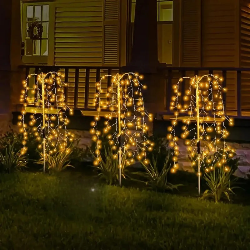 Waterproof Firecracker Garden Stake Lights | Patio Lawn Décor