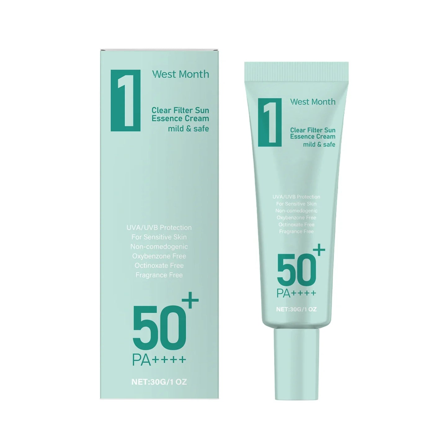 WEST MONTH SPF50 Sunscreen Broad Spectrum UV Defense Body