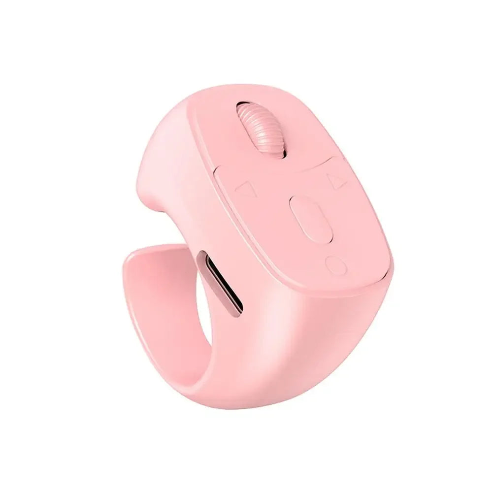 Fingertip Bluetooth Remote – Scroll, Shutter & Page Turner