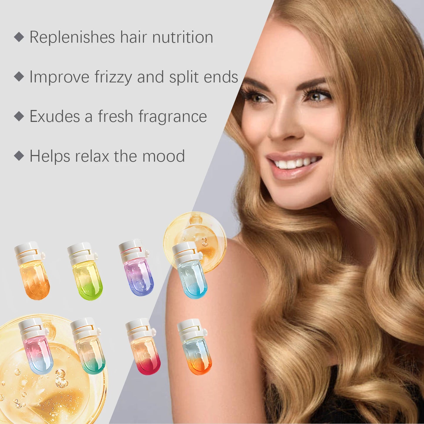 Hair Oil Capsules – Nourishing Repair for Curly & Dry Hair