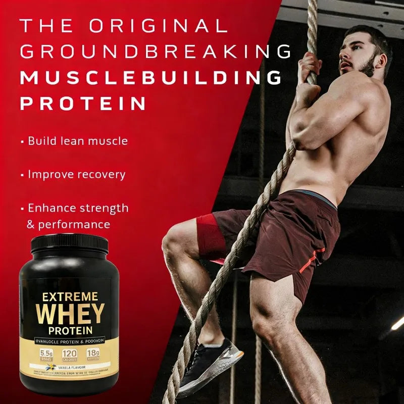 Vanilla Whey Protein Powder | Muscle Growth & Gym Recovery