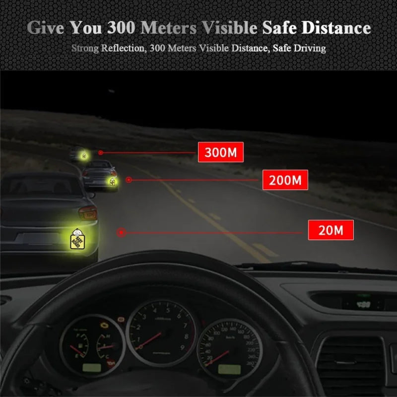 Baby on Board Reflective Waterproof Car Safety Sticker