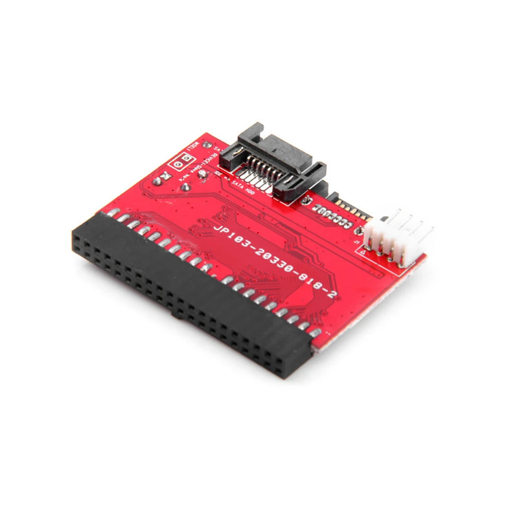 PCB+Metal IDE To SATA Converter SATA To IDE Adapter Bidirectional Conversion Card Computer Hard Disk Motherboard Conversion Card Peaceful Pleasures Health and Wellness