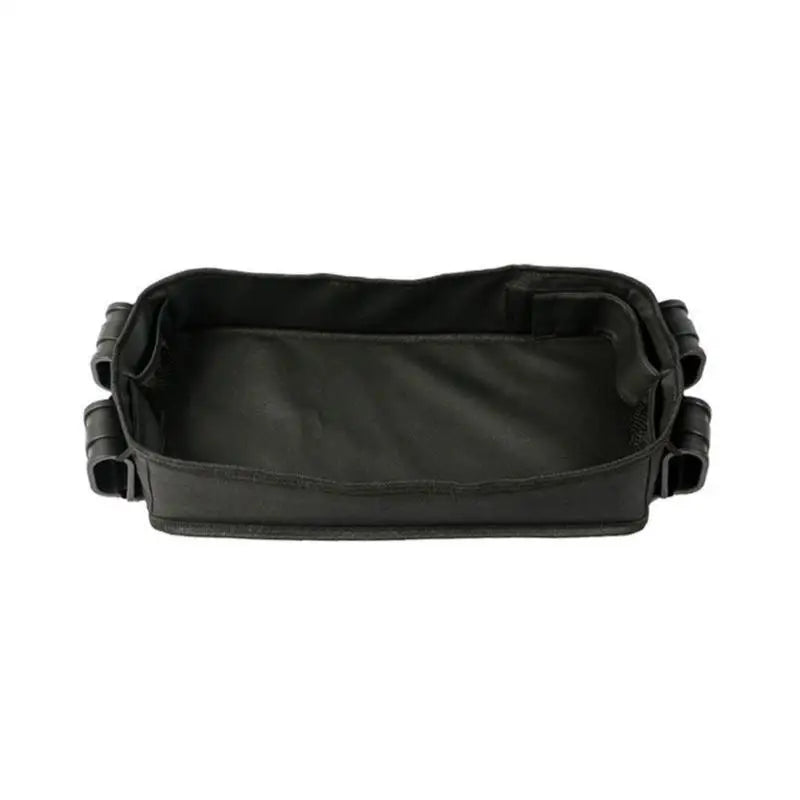 Stroller Snack Tray with Cup Holder & Mesh Pockets for Kids