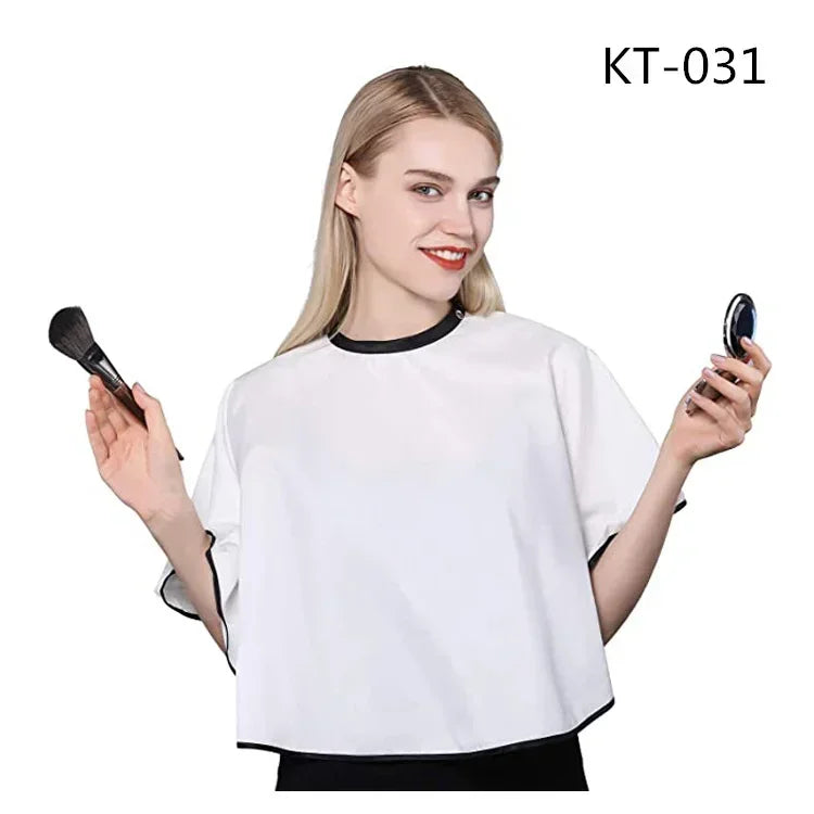 Waterproof Adults Haircut Cape, Hair Wrap, Hairdresser Cape, Salon Apron, Cutting Cape, Make Up Umbrella, Clothes for Salon Peaceful Pleasures Health and Wellness KT-031W