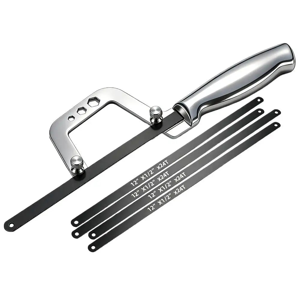 Mini Hacksaw Frame 12" Quick-Lock Compact Hand Saw | DIY Tool