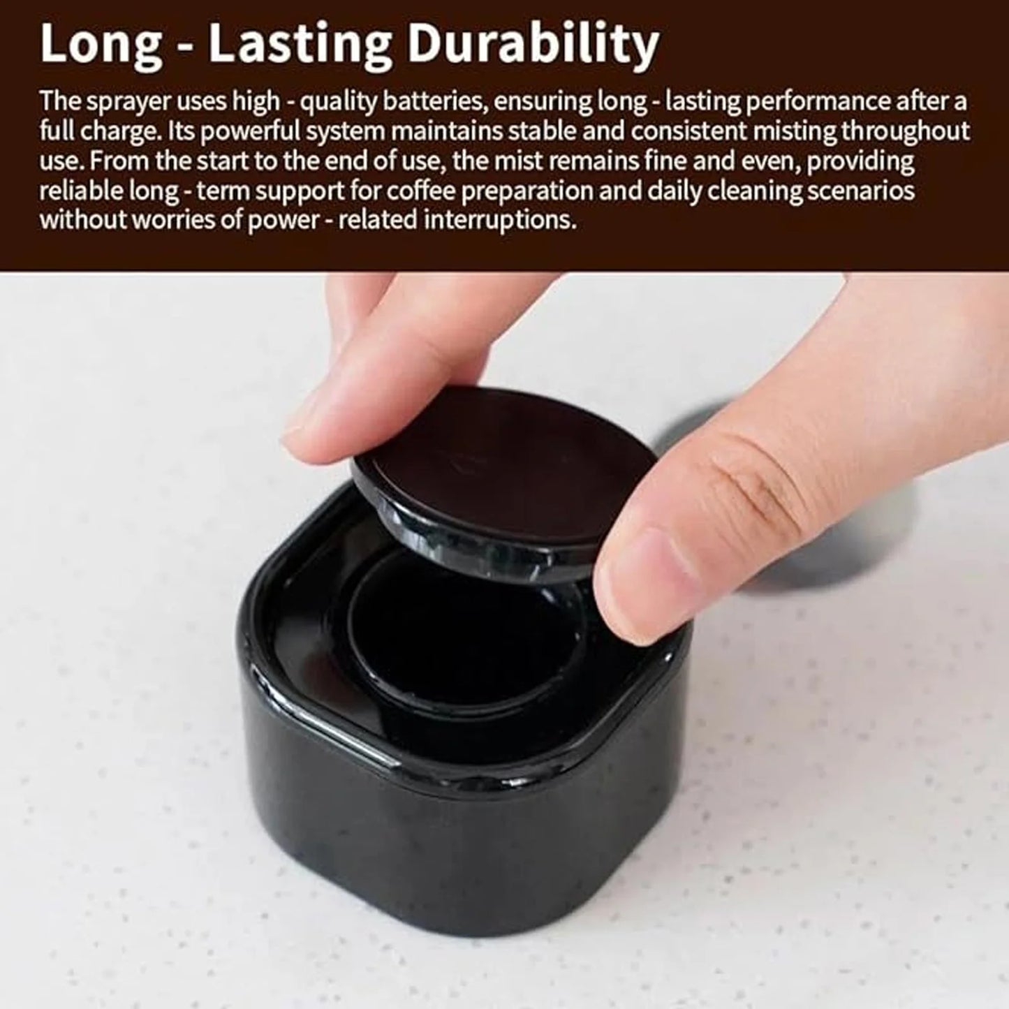 Coffee Bean Atomizer – USB Rechargeable Static Eliminator Sprayer