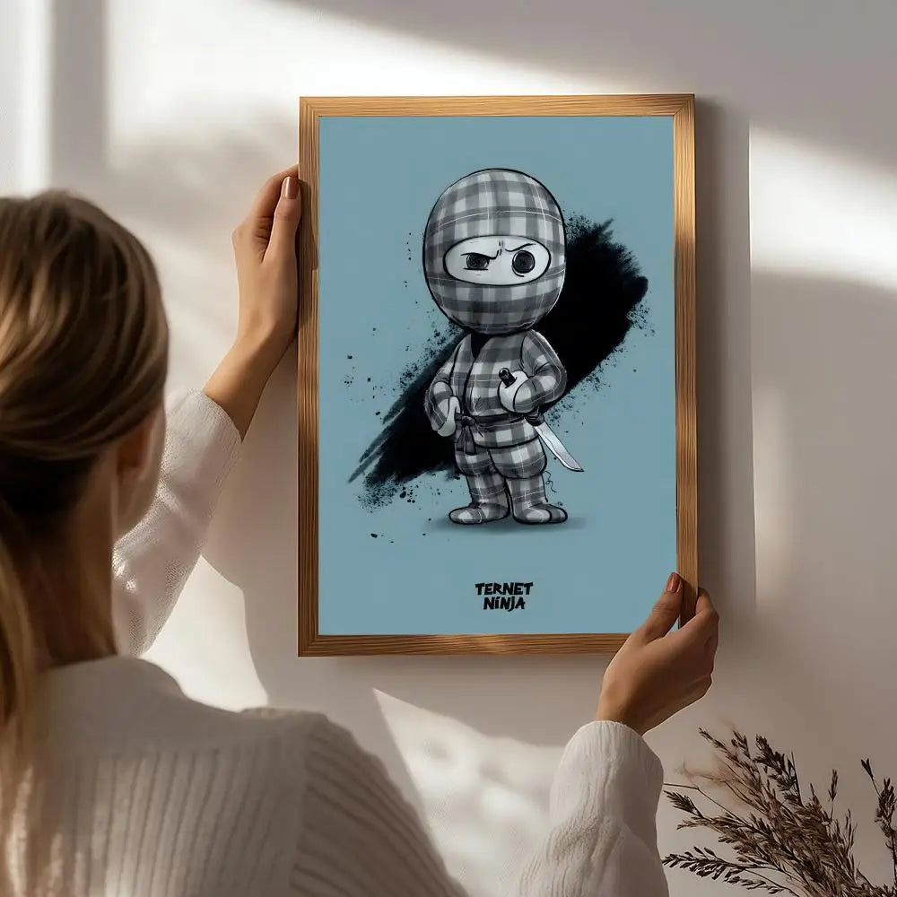 TMNT Ninja Turtles HD Wall Poster | Self-Adhesive Waterproof Wall Art Poster Peaceful Pleasures Health and Wellness White2 30X40cmNoframe