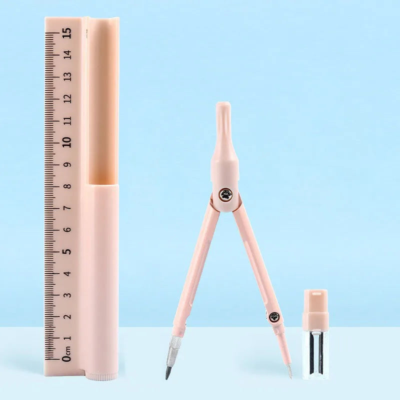 Multi Functional Compass Ruler Pencil Three One Student Specific Exam