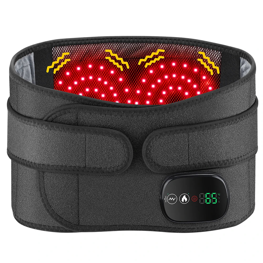Hailicare Heating Waist Massager Belt 5000mAh | Red Light