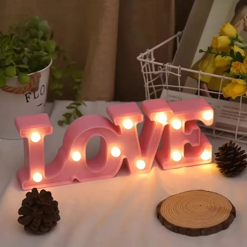 LOVE LED Sign Light – Romantic Décor for Weddings & Events