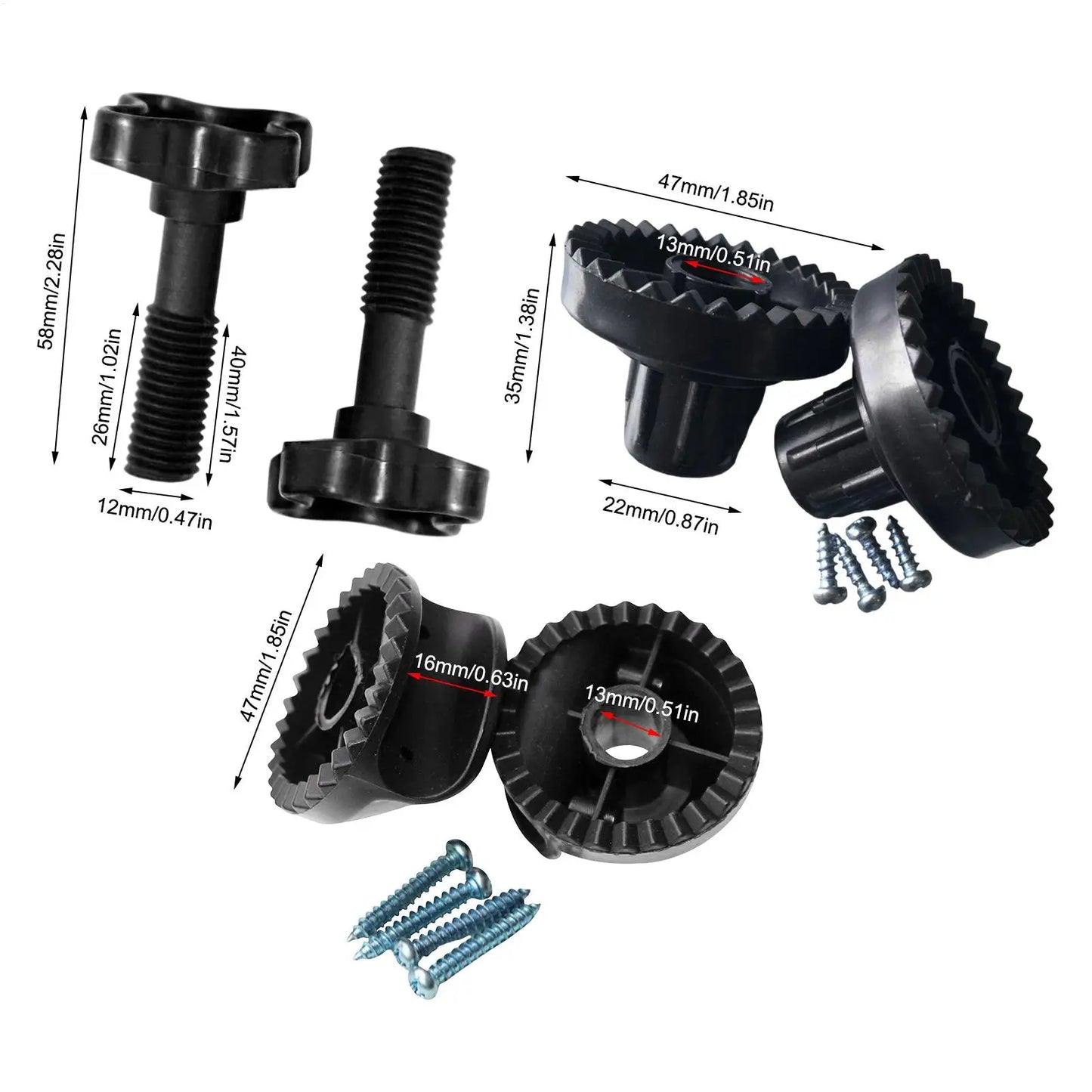 Swing Canopy Frame Replacement Kit | Durable Outdoor Fittings