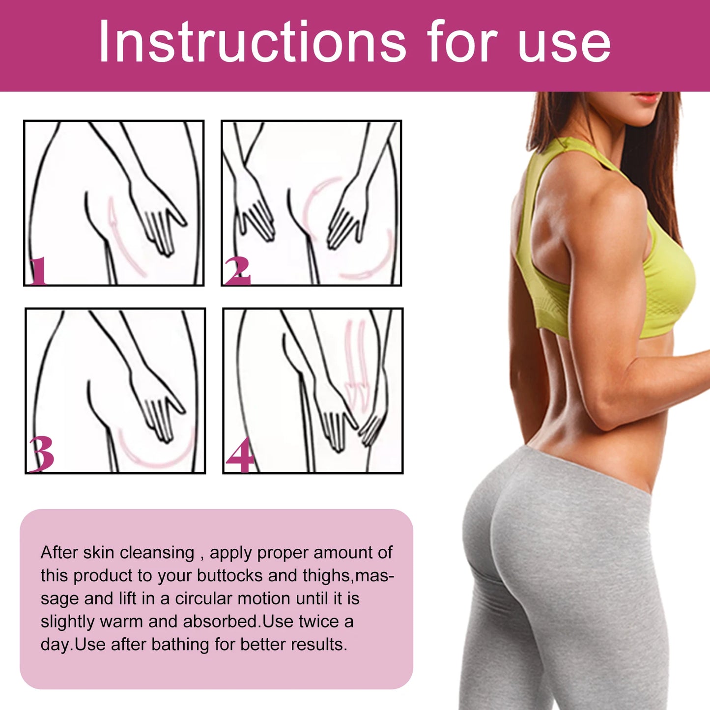 Butt Enhancement Lifting Cream – Firm, Sculpt & Plump 120g